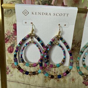 Kendra Scott Bree Purple mix Earrings - NWT